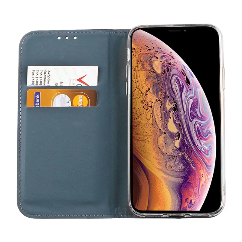 VOLTE-TEL POCKET MAGNET BOOK STAND ΘΗΚΗ IPHONE XS/X 5.8in BLUE - Image 7