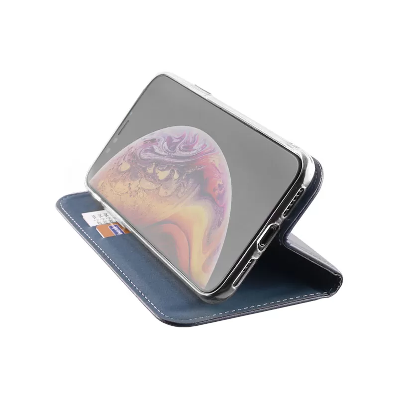 VOLTE-TEL POCKET MAGNET BOOK STAND ΘΗΚΗ IPHONE XS/X 5.8in BLUE - Image 5