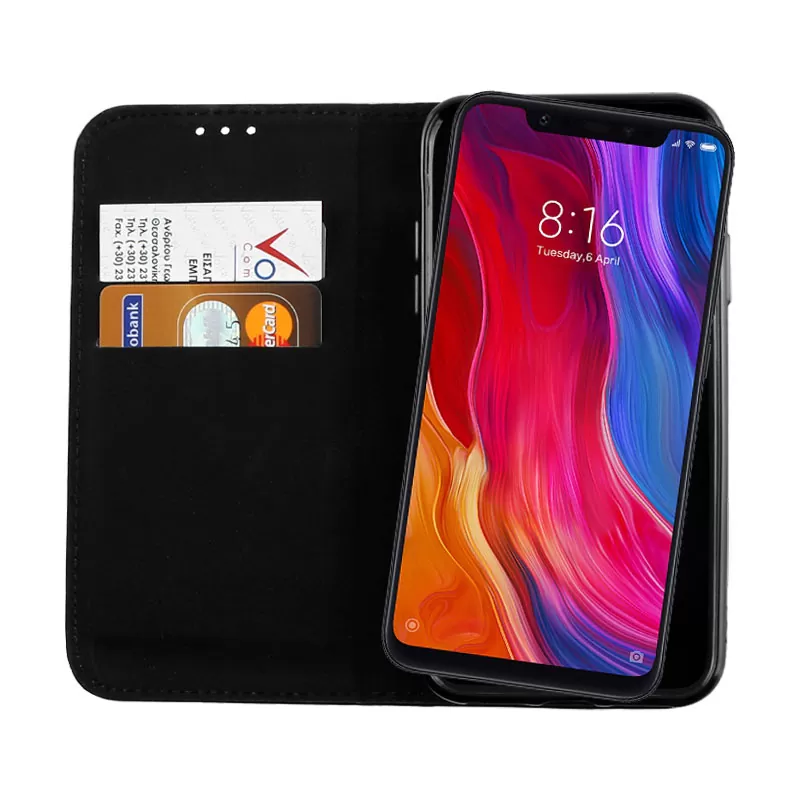 VOLTE-TEL POCKET MAGNET BOOK STAND ΘΗΚΗ XIAOMI MI 8 SE 5.88in BLACK - Image 6