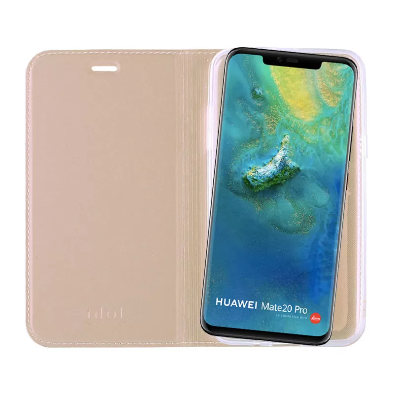 IDOL 1991 PRIME MAGNET BOOK STAND ΘΗΚΗ HUAWEI MATE 20 PRO 6.39in GOLD - Image 7