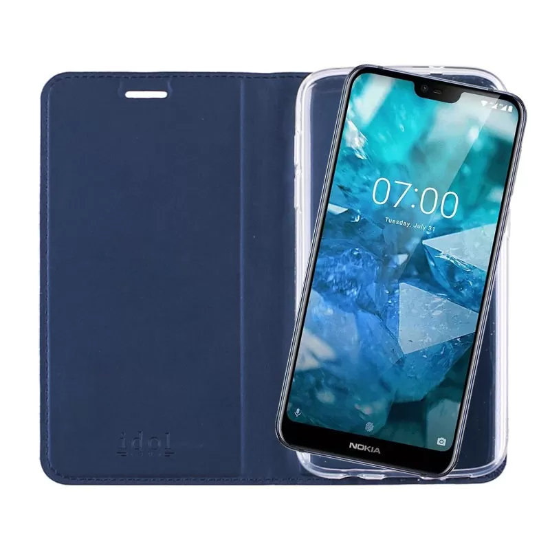 IDOL 1991 PRIME MAGNET BOOK STAND ΘΗΚΗ NOKIA 7.1 5.84in DARK BLUE - Image 7