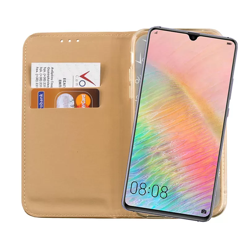 VOLTE-TEL POCKET MAGNET BOOK STAND ΘΗΚΗ HUAWEI MATE 20X 7.2in GOLD - Image 6