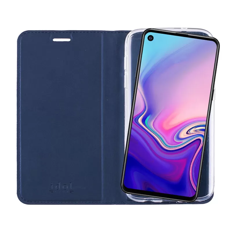 IDOL 1991 PRIME MAGNET BOOK STAND ΘΗΚΗ SAMSUNG A8S 6.4in DARK BLUE - Image 7