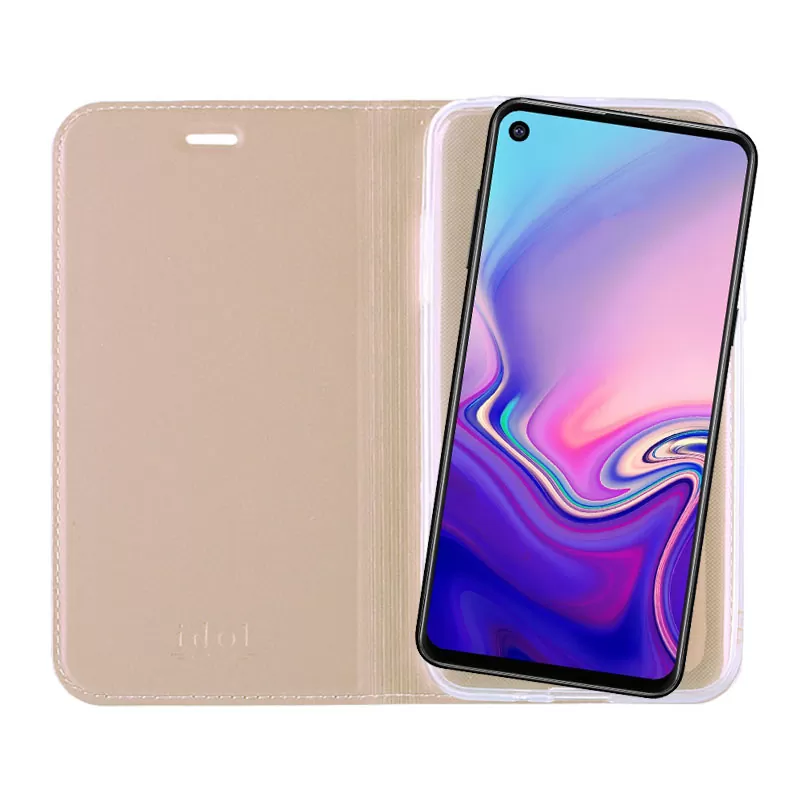 IDOL 1991 PRIME MAGNET BOOK STAND ΘΗΚΗ SAMSUNG A8S 6.4in GOLD - Image 7