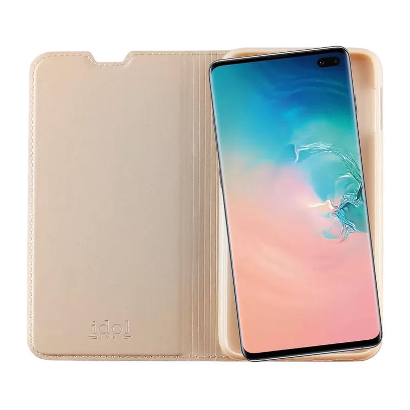 IDOL 1991 PRIME MAGNET BOOK STAND ΘΗΚΗ SAMSUNG S10 PLUS G975 6.4in GOLD - Image 7