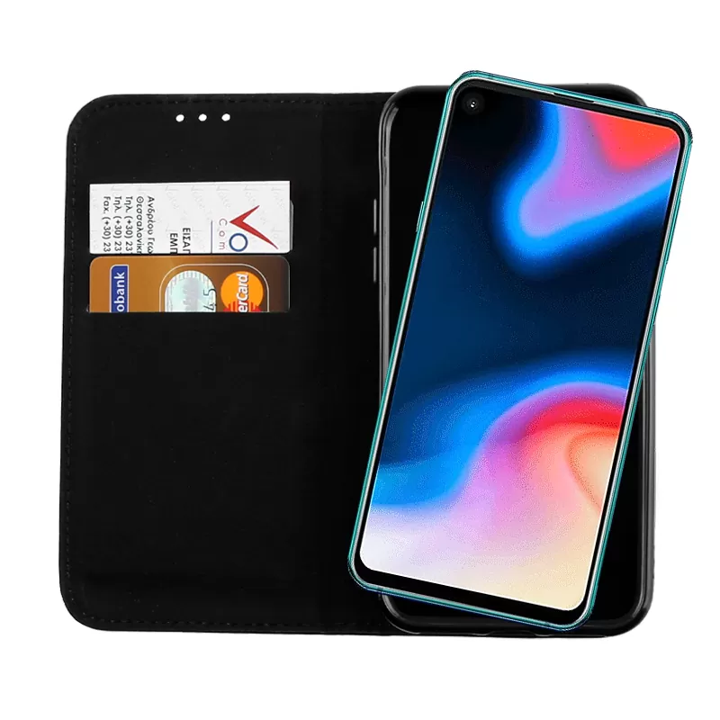 VOLTE-TEL ΘΗΚΗ SAMSUNG A8S 6.4" POCKET MAGNET BOOK STAND BLACK - Image 6