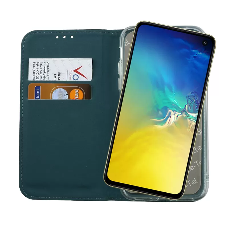 VOLTE-TEL POCKET MAGNET BOOK STAND ΘΗΚΗ SAMSUNG S10e G970 5.8in BLUE - Image 6