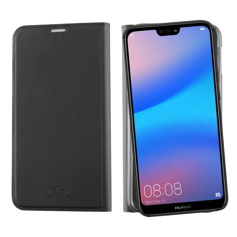 IDOL 1991 PRIME MAGNET BOOK STAND ΘΗΚΗ HUAWEI P20 LITE 5.84in DARK GREY - Image 5
