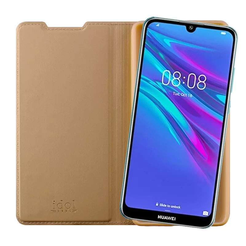 IDOL 1991 PRIME MAGNET BOOK STAND ΘΗΚΗ HUAWEI Y6 2019/Y6 PRO 2019/Y6S 6.09in GOLD - Image 7