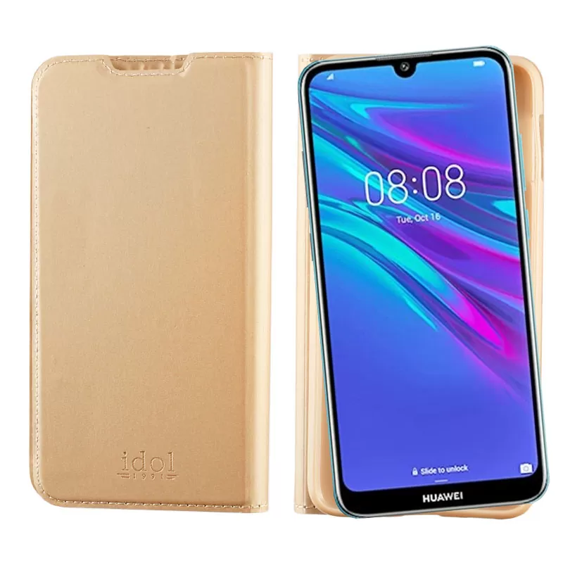 IDOL 1991 PRIME MAGNET BOOK STAND ΘΗΚΗ HUAWEI Y6 2019/Y6 PRO 2019/Y6S 6.09in GOLD - Image 5