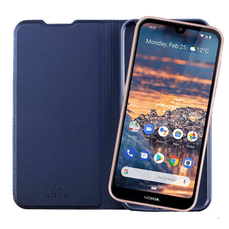 IDOL 1991 PRIME MAGNET BOOK STAND ΘΗΚΗ NOKIA 4.2 5.71in DARK BLUE - Image 7