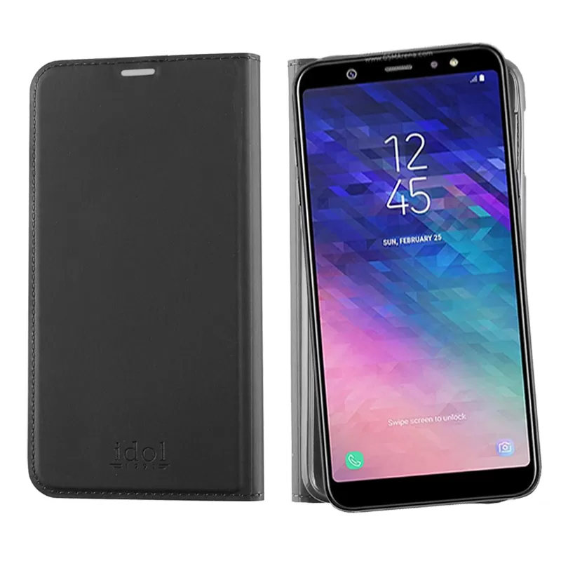 IDOL 1991 PRIME MAGNET BOOK STAND ΘΗΚΗ SAMSUNG A6 PLUS 2018 A605 6.0in GREY - Image 5