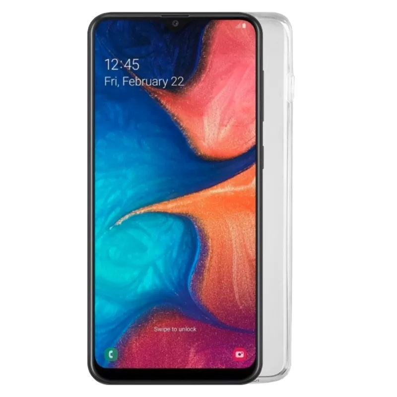 LIME ΘΗΚΗ SAMSUNG A20 2019 A205 6.4" SLIMCLEAR TPU ΔΙΑΦΑΝΗ - Image 4