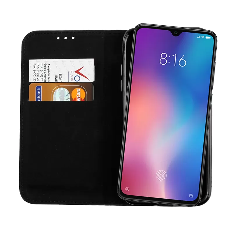 VOLTE-TEL POCKET MAGNET BOOK STAND ΘΗΚΗ XIAOMI MI 9 6.39in BLACK - Image 6