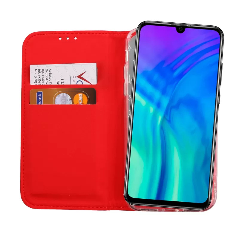 VOLTE-TEL POCKET MAGNET BOOK STAND ΘΗΚΗ HONOR 20 LITE/HONOR 20E 6.21in RED - Image 6