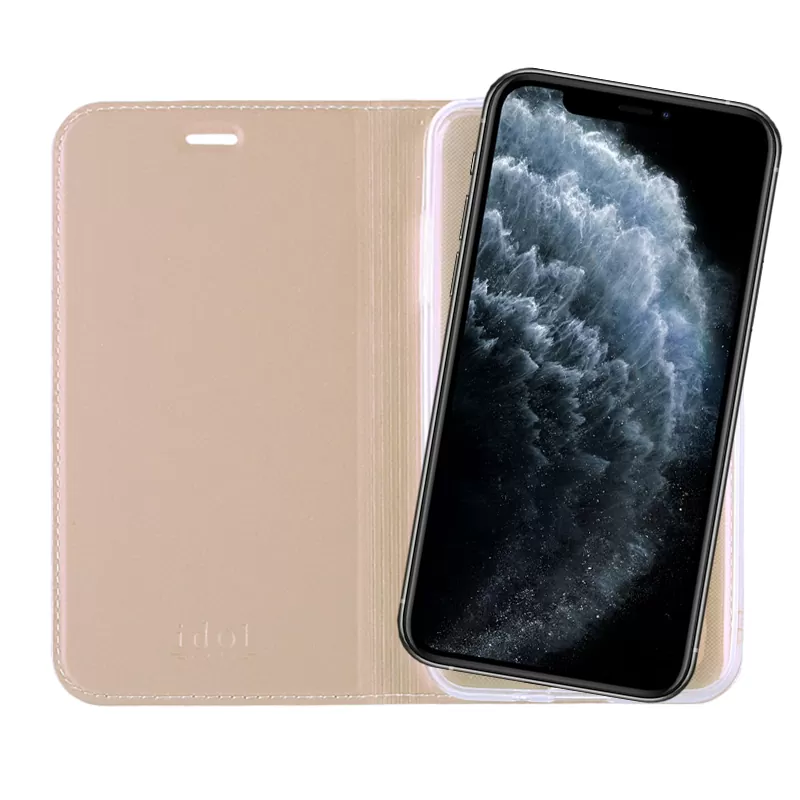 IDOL 1991 ΘΗΚΗ IPHONE 11 PRO 5.8" PRIME MAGNET BOOK STAND GOLD - Image 7
