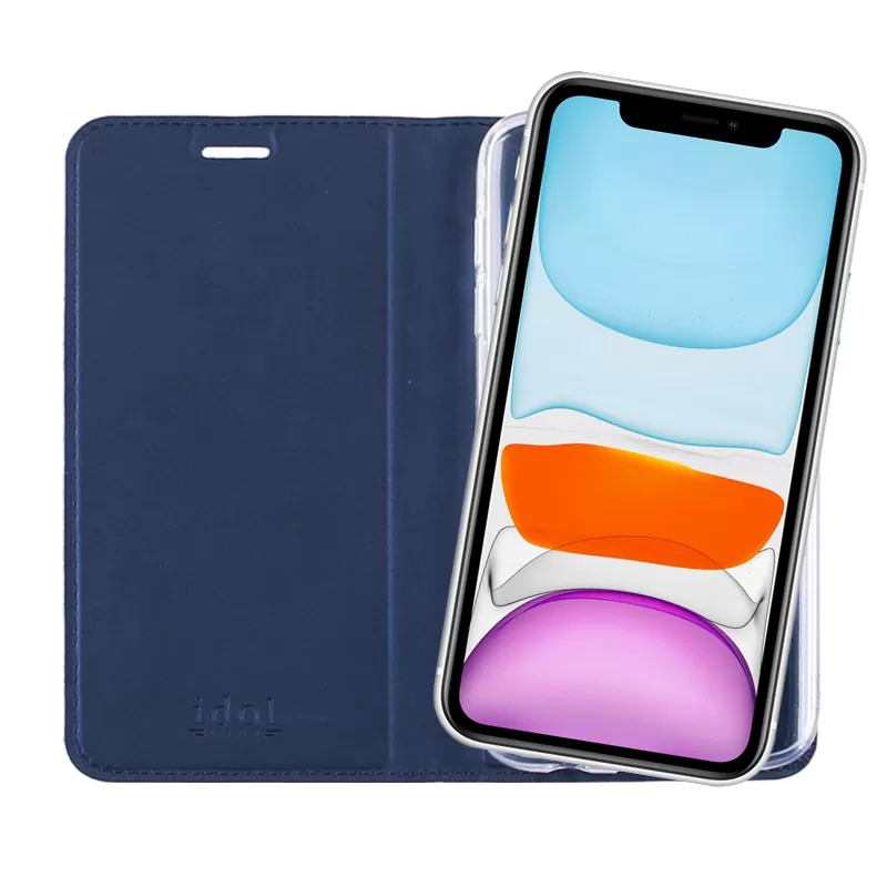 IDOL 1991 ΘΗΚΗ IPHONE 11 6.1" PRIME MAGNET BOOK STAND DARK BLUE - Image 7