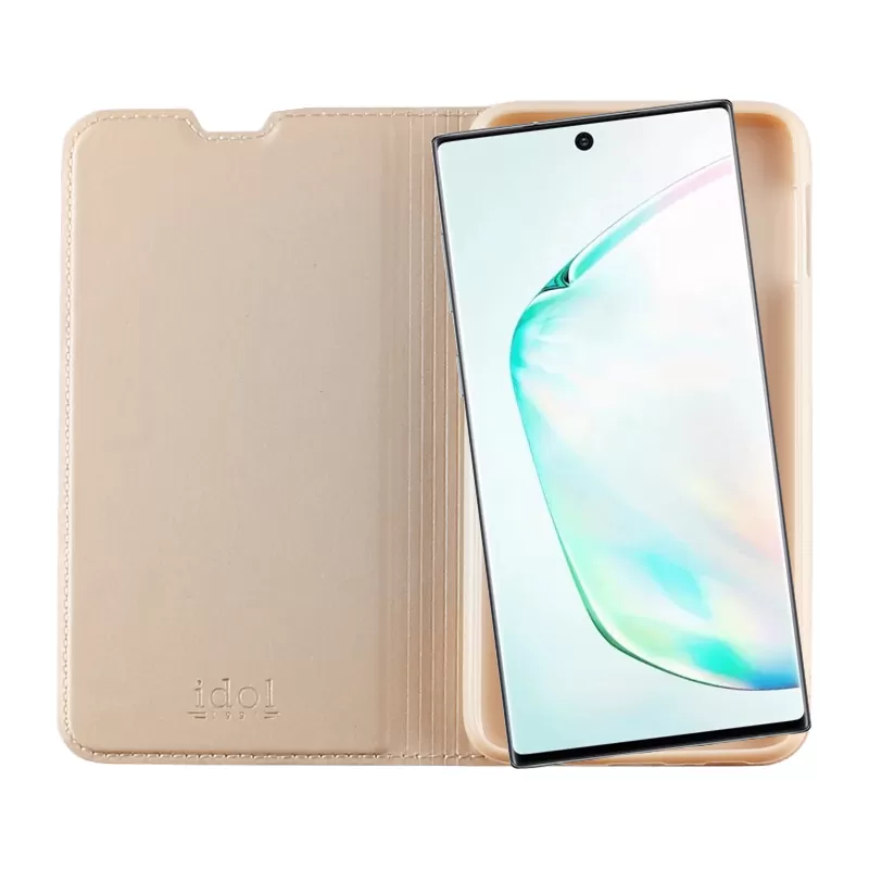 IDOL 1991 ΘΗΚΗ SAMSUNG NOTE 10 N970F 6.3" PRIME MAGNET BOOK STAND GOLD - Image 5