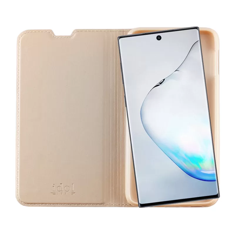 IDOL 1991 ΘΗΚΗ SAMSUNG NOTE 10 PLUS N975F 6.8" PRIME MAGNET BOOK STAND GOLD - Image 5