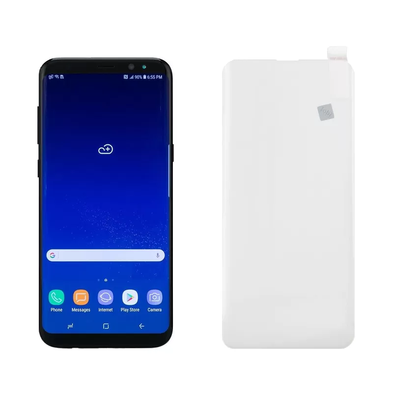 IDOL 1991 UV TEMPERED GLASS SAMSUNG S8 PLUS G955 6.2in 9H 0.20mm 10D SEMI WITH GLUE-TOOL FULL COVER TRANSPARENT - Image 5