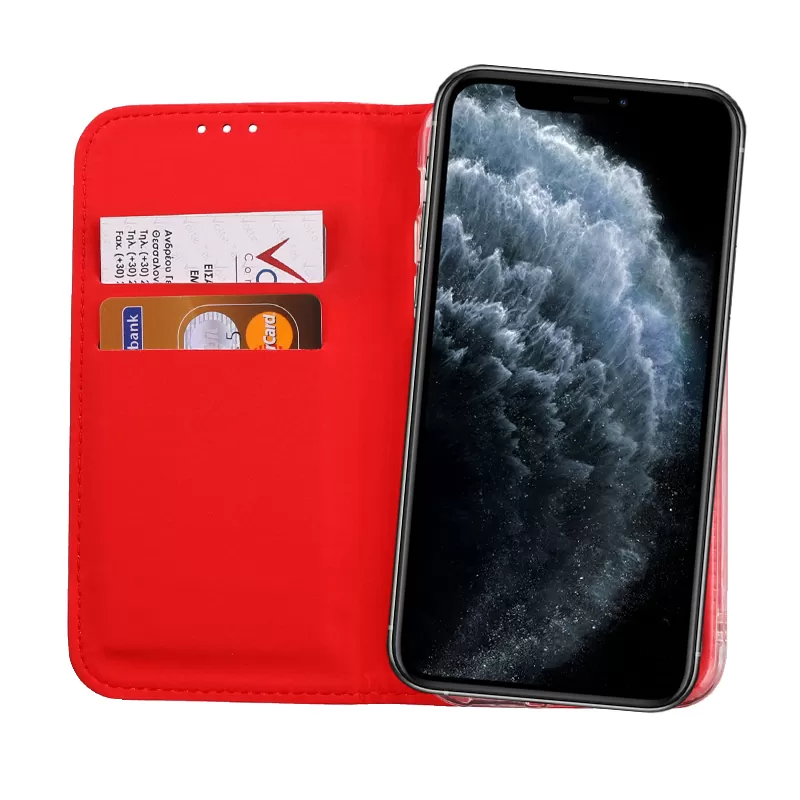 VOLTE-TEL POCKET MAGNET BOOK STAND ΘΗΚΗ IPHONE 11 PRO 5.8in RED - Image 6