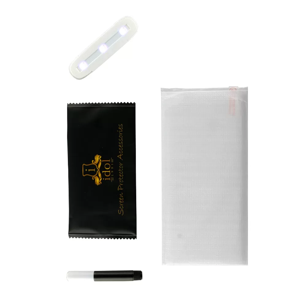 IDOL 1991 UV TEMPERED GLASS HUAWEI P30 LITE 6.15in 9H 0.20mm 10D SEMI WITH GLUE-TOOL FINGER UNLOCK FULL COVER TRANSPARENT - Image 4