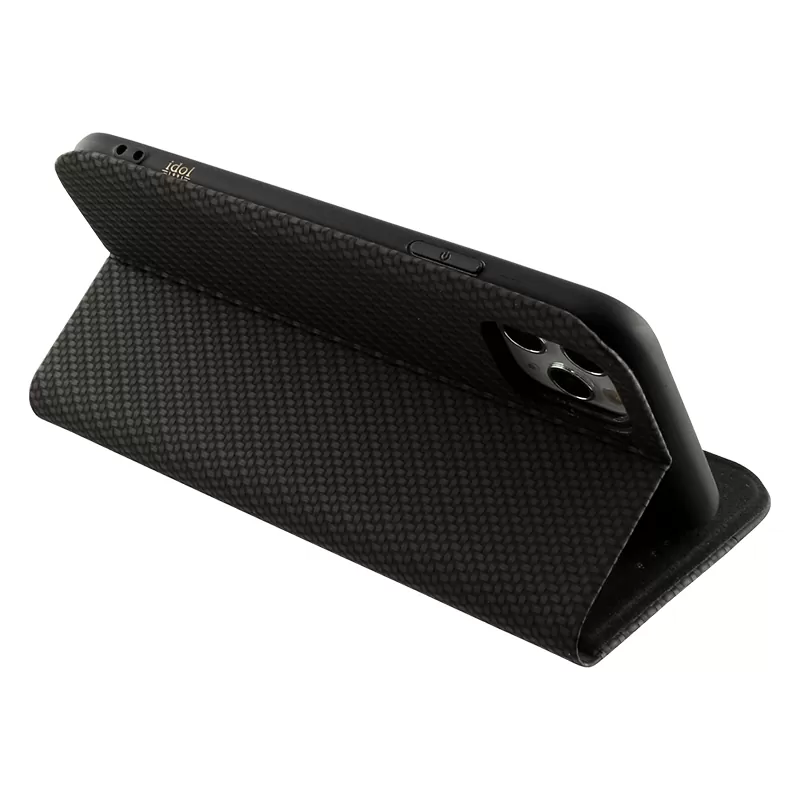IDOL 1991 ELITE ΘΗΚΗ IPHONE 11 PRO MAX 6.5in  ANTI-RFID BOOK STAND BLACK - Image 3