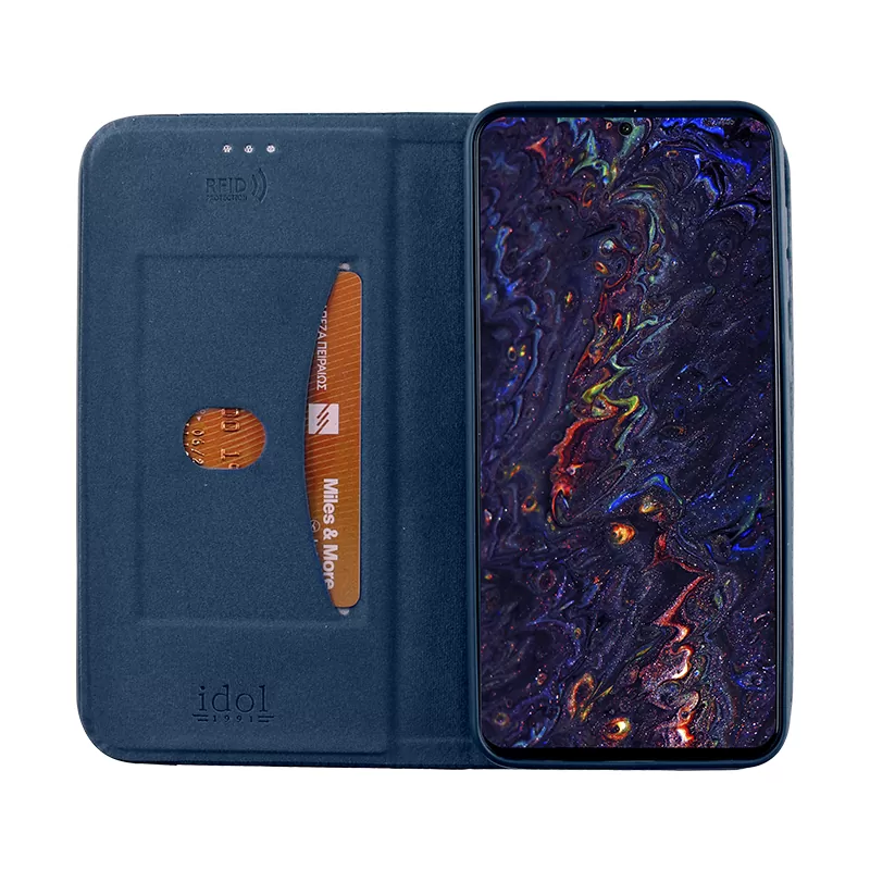 IDOL 1991 ELITE ΘΗΚΗ SAMSUNG S20 PLUS G985 6.7in  ANTI-RFID BOOK STAND BLUE - Image 5
