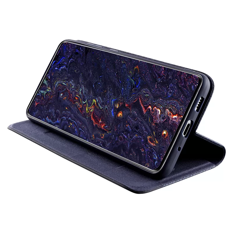 IDOL 1991 ELITE ΘΗΚΗ SAMSUNG S20 PLUS G985 6.7in  ANTI-RFID BOOK STAND BLUE - Image 4