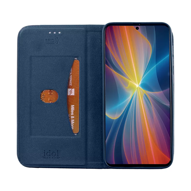 IDOL 1991 ELITE ΘΗΚΗ SAMSUNG S20 G980 6.2in  ANTI-RFID BOOK STAND BLUE - Image 5