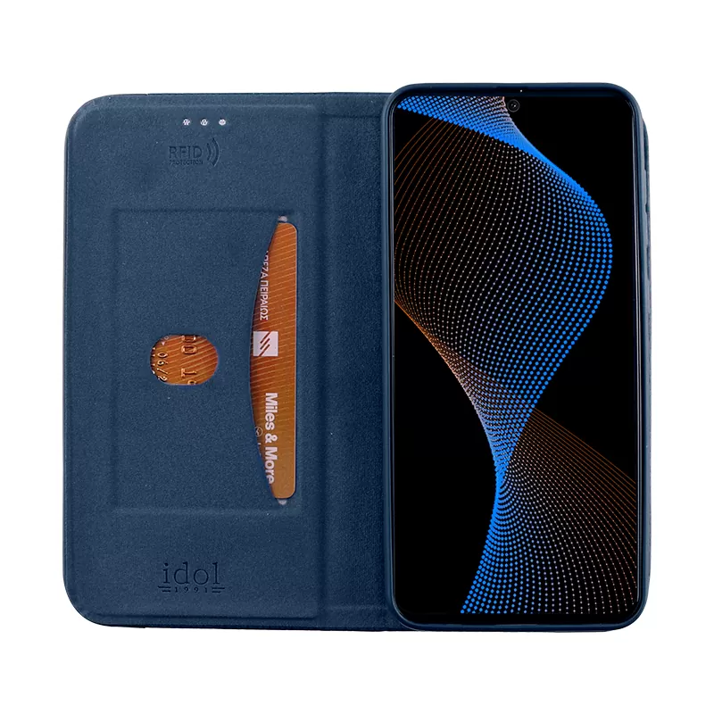 IDOL 1991 ELITE ΘΗΚΗ SAMSUNG S20 ULTRA G988 6.9in  ANTI-RFID BOOK STAND BLUE - Image 5