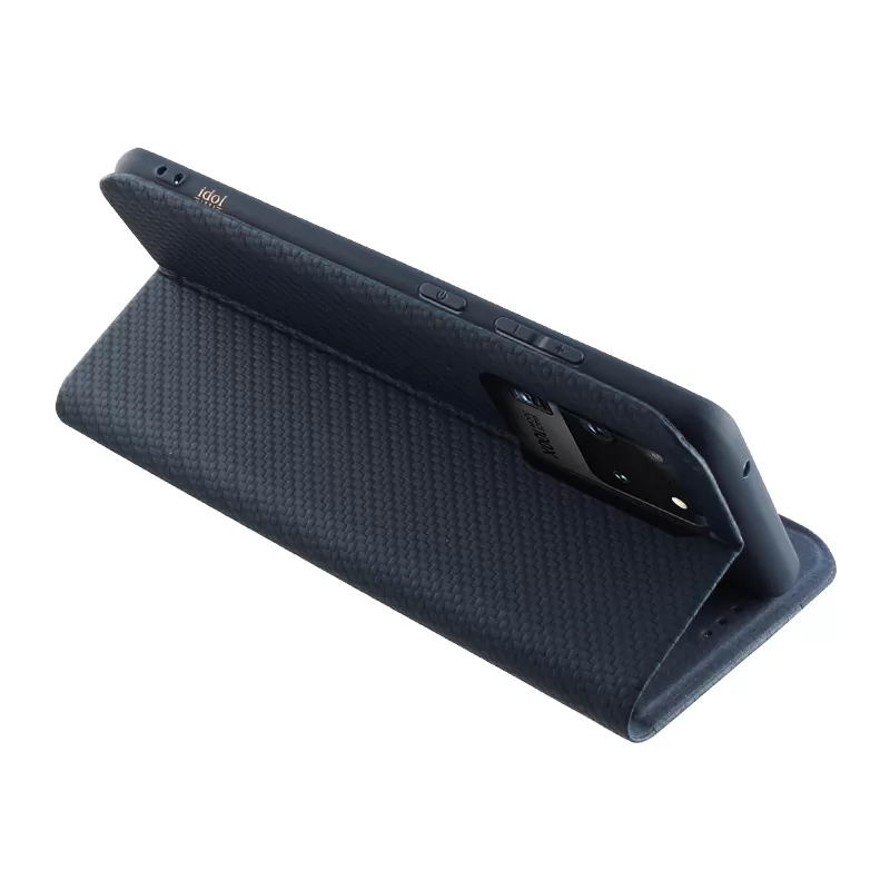 IDOL 1991 ELITE ΘΗΚΗ SAMSUNG S20 ULTRA G988 6.9in  ANTI-RFID BOOK STAND BLUE - Image 3