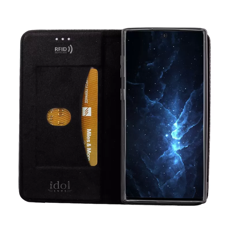IDOL 1991 ELITE ΘΗΚΗ SAMSUNG NOTE 10 N970 6.3in  ANTI-RFID BOOK STAND BLACK - Image 5