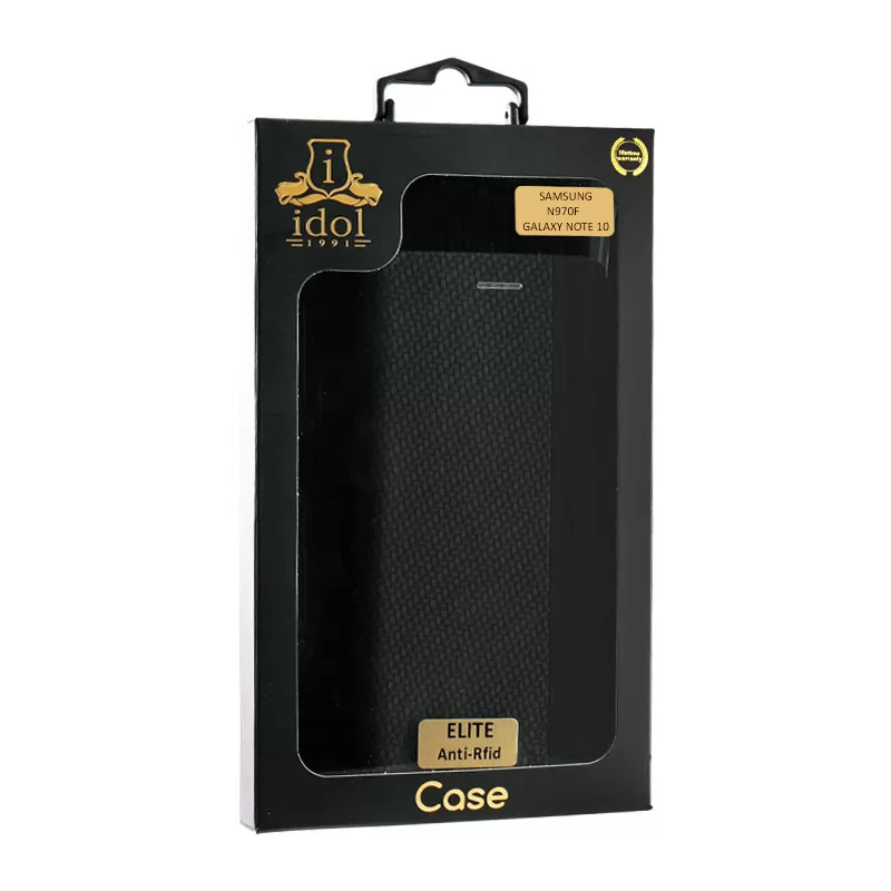 IDOL 1991 ELITE ΘΗΚΗ SAMSUNG NOTE 10 N970 6.3in  ANTI-RFID BOOK STAND BLACK - Image 2