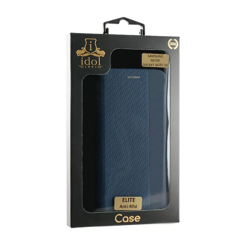 IDOL 1991 ELITE ΘΗΚΗ SAMSUNG NOTE 10 N970 6.3in  ANTI-RFID BOOK STAND BLUE - Image 2