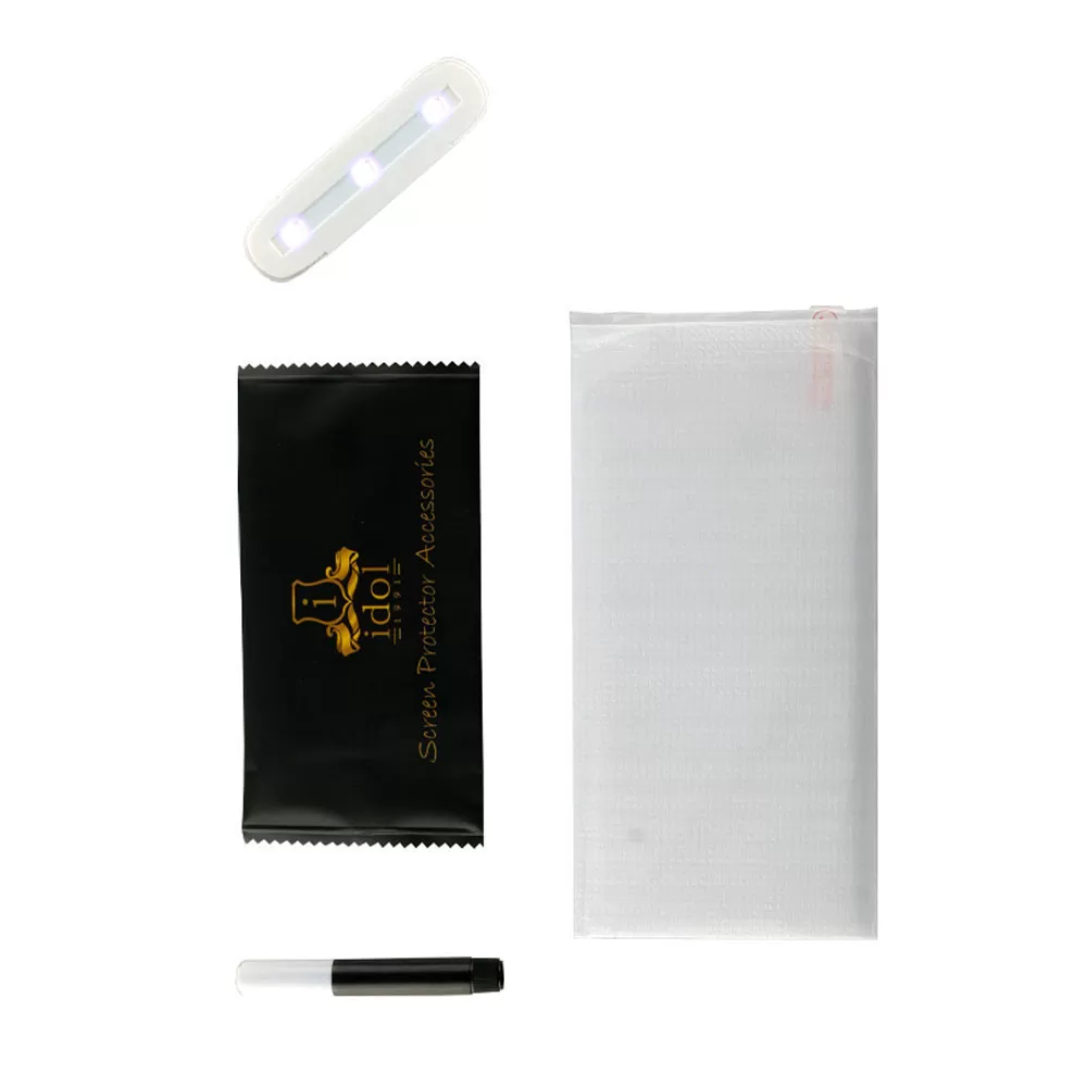IDOL 1991 UV TEMPERED GLASS HUAWEI P40 PRO 6.58in 9H 0.20mm 10D SEMI WITH GLUE-TOOL FINGER UNLOCK FULL COVER TRANSPARENT - Image 4