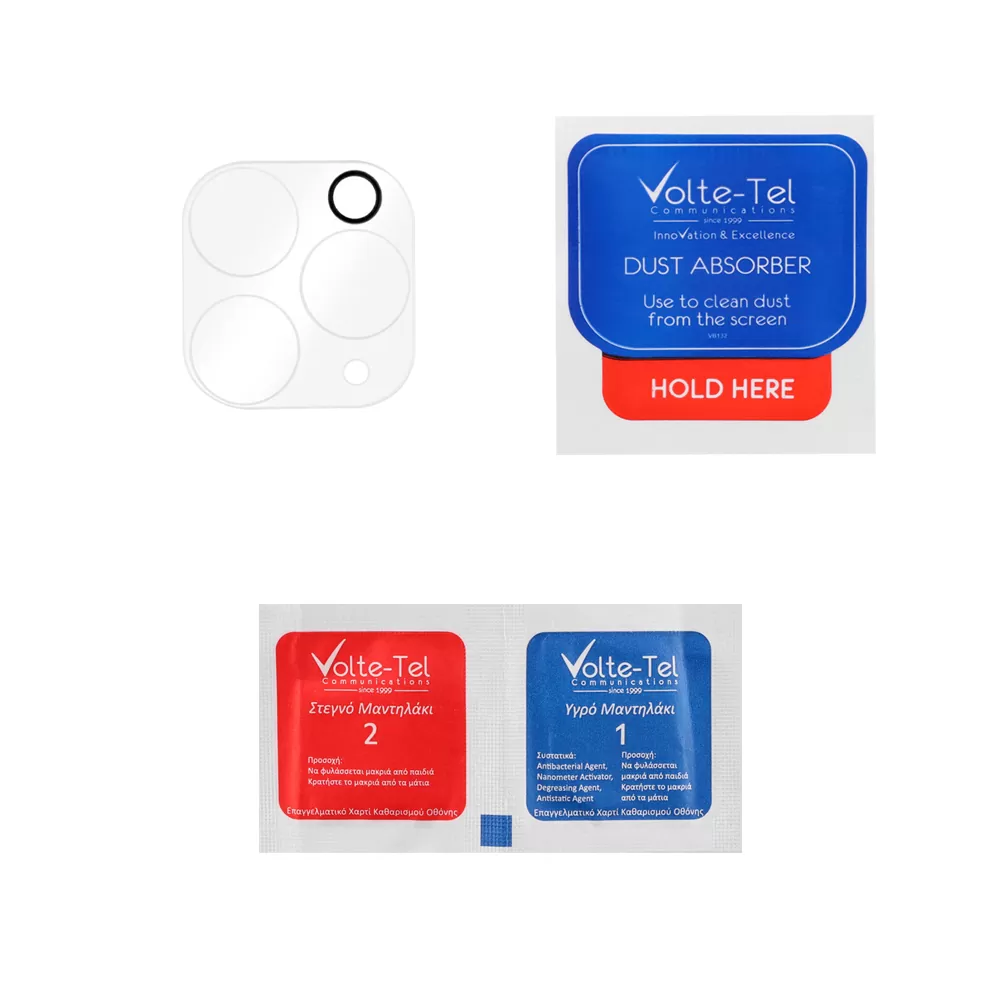 VOLTE-TEL CAMERA TEMPERED GLASS IPHONE 11 PRO 5.8in/11 PRO MAX 6.5in 9H 0.30mm 3D CURVEDNIGHT PHOTOGRAPHY EFFECT - Image 3