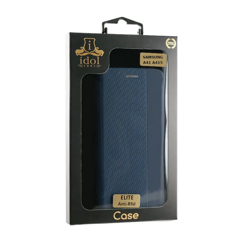 IDOL 1991 ELITE ΘΗΚΗ SAMSUNG A41 A415 6.1in  ANTI-RFID BOOK STAND BLUE - Image 2