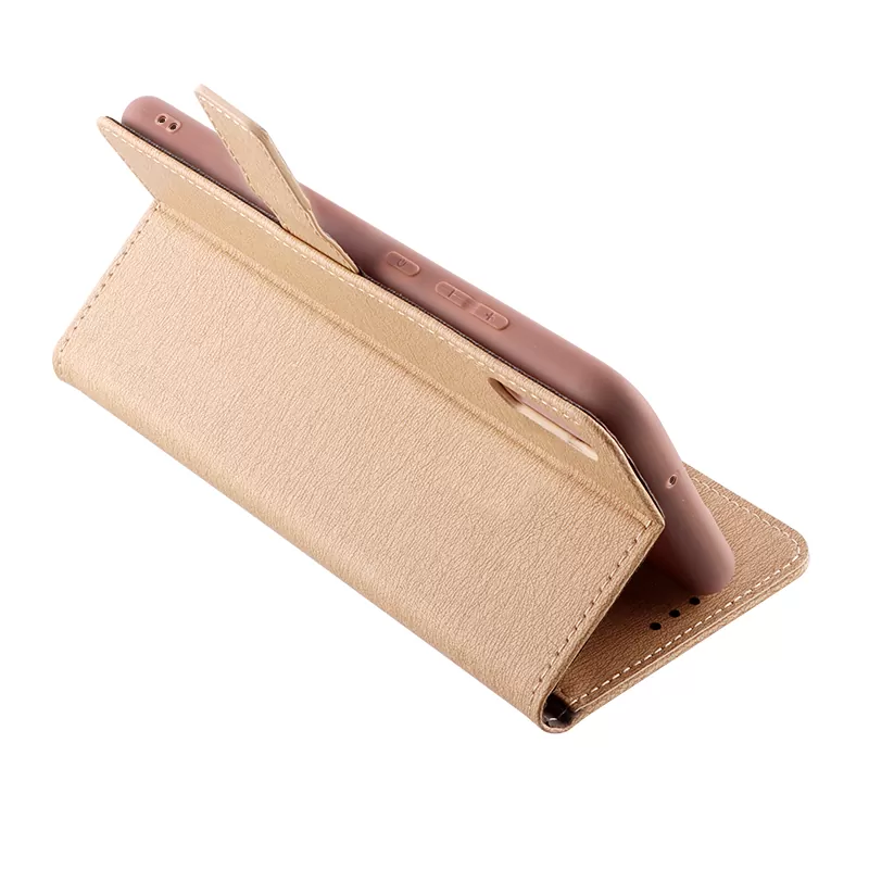 VOLTE-TEL ALLURE ΘΗΚΗ SAMSUNG NOTE 10 LITE N770 6.7in  MAGNET BOOK STAND CLIP GOLD - Image 4
