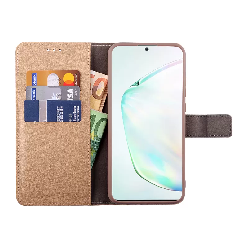 VOLTE-TEL ALLURE ΘΗΚΗ SAMSUNG NOTE 10 LITE N770 6.7in  MAGNET BOOK STAND CLIP GOLD - Image 3