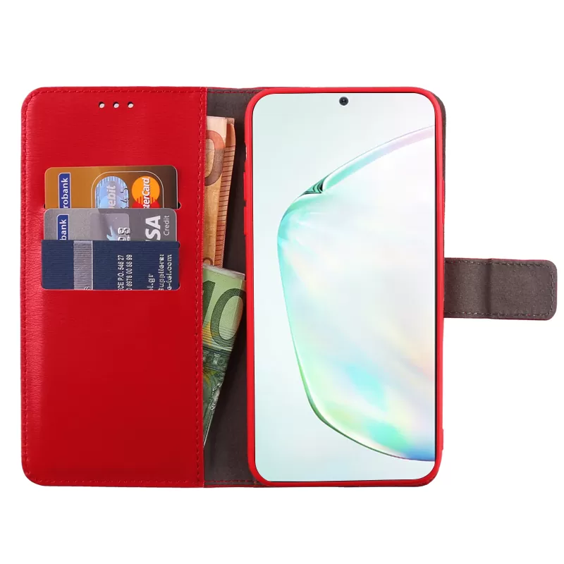 VOLTE-TEL ALLURE ΘΗΚΗ SAMSUNG NOTE 10 LITE N770 6.7in  MAGNET BOOK STAND CLIP RED - Image 3