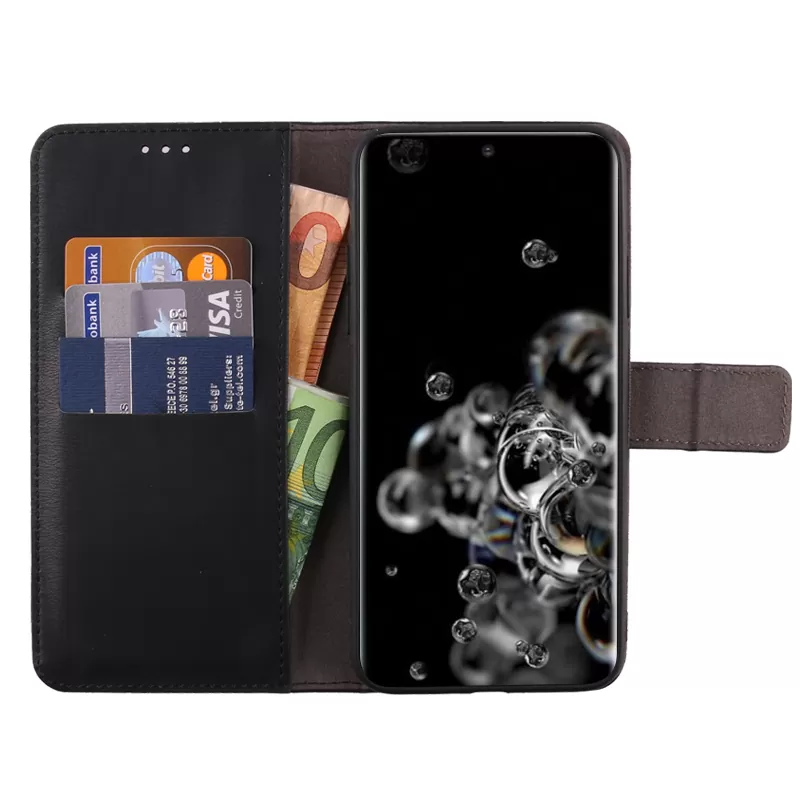 VOLTE-TEL ALLURE ΘΗΚΗ SAMSUNG S20 ULTRA G988 6.9in  MAGNET BOOK STAND CLIP BLACK - Image 3