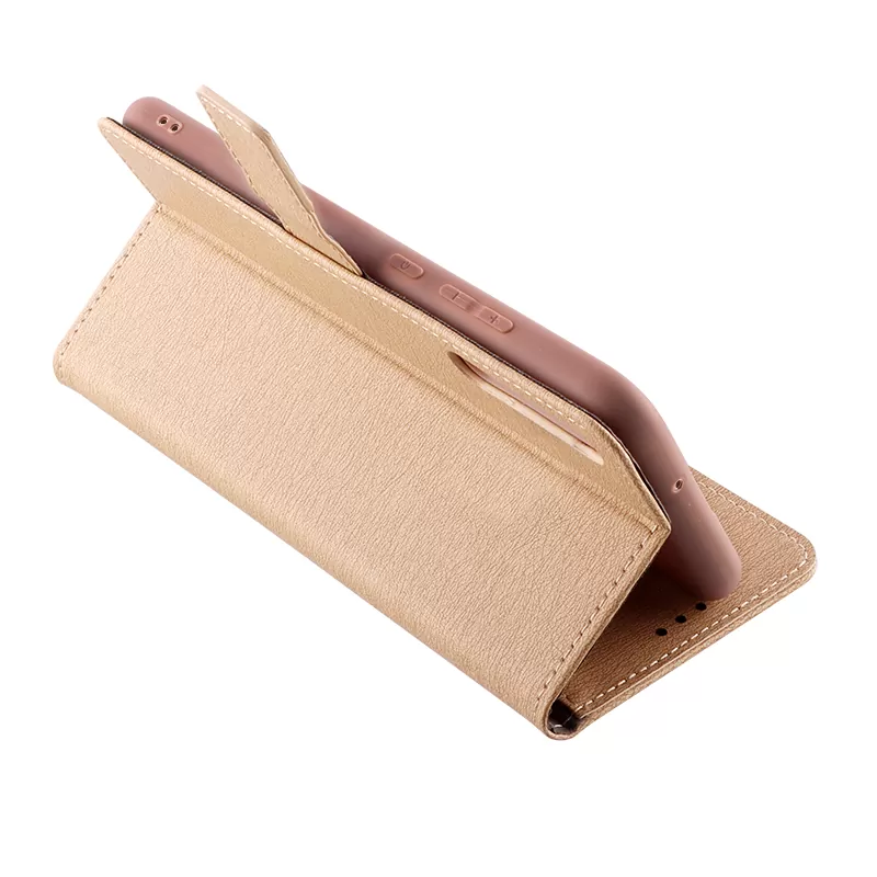 VOLTE-TEL ALLURE ΘΗΚΗ SAMSUNG S20 ULTRA G988 6.9in  MAGNET BOOK STAND CLIP GOLD - Image 4