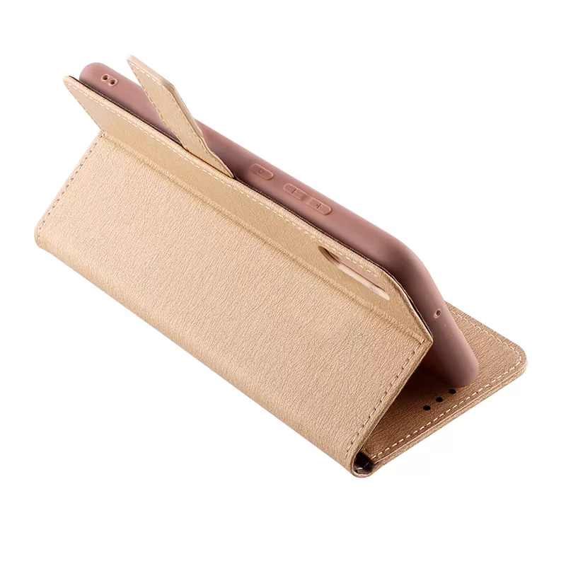 VOLTE-TEL ALLURE ΘΗΚΗ HUAWEI P40 LITE 6.4in  MAGNET BOOK STAND CLIP GOLD - Image 4