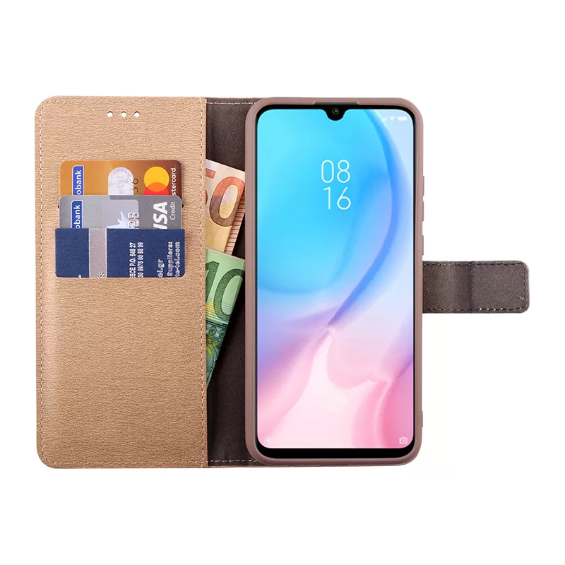 VOLTE-TEL ALLURE ΘΗΚΗ HUAWEI P40 LITE 6.4in  MAGNET BOOK STAND CLIP GOLD - Image 3