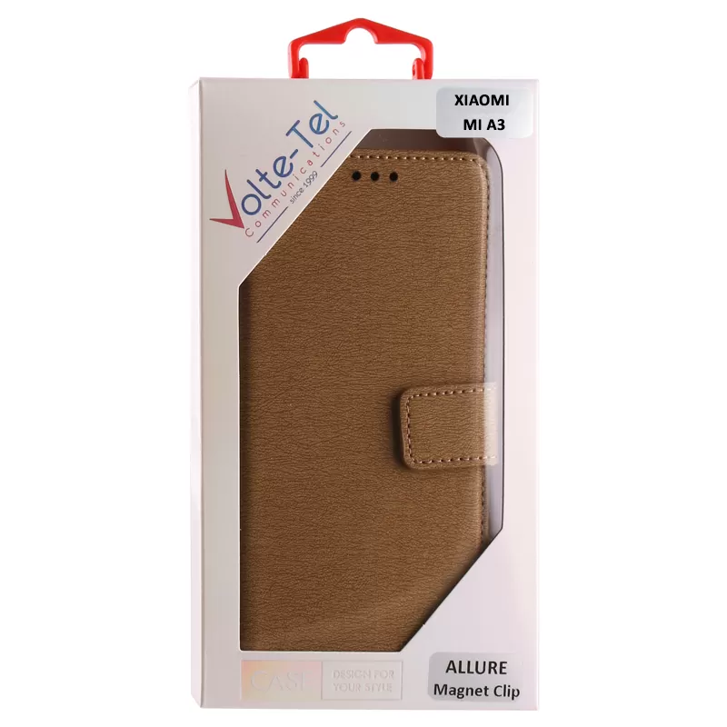 VOLTE-TEL ALLURE ΘΗΚΗ HUAWEI P40 LITE 6.4in  MAGNET BOOK STAND CLIP GOLD - Image 2
