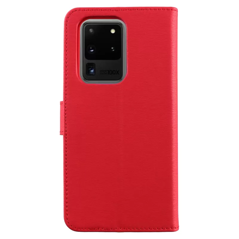 VOLTE-TEL ALLURE ΘΗΚΗ SAMSUNG S20 ULTRA G988 6.9in  MAGNET BOOK STAND CLIP RED - Image 5