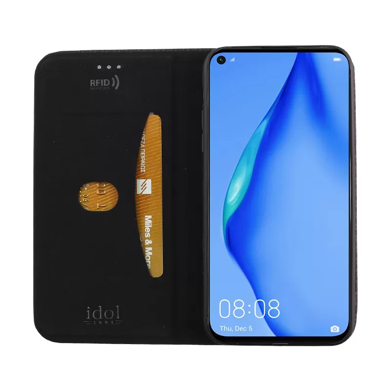 IDOL 1991 ELITE ΘΗΚΗ HUAWEI P40 LITE 6.4in  ANTI-RFID BOOK STAND BLACK - Image 5