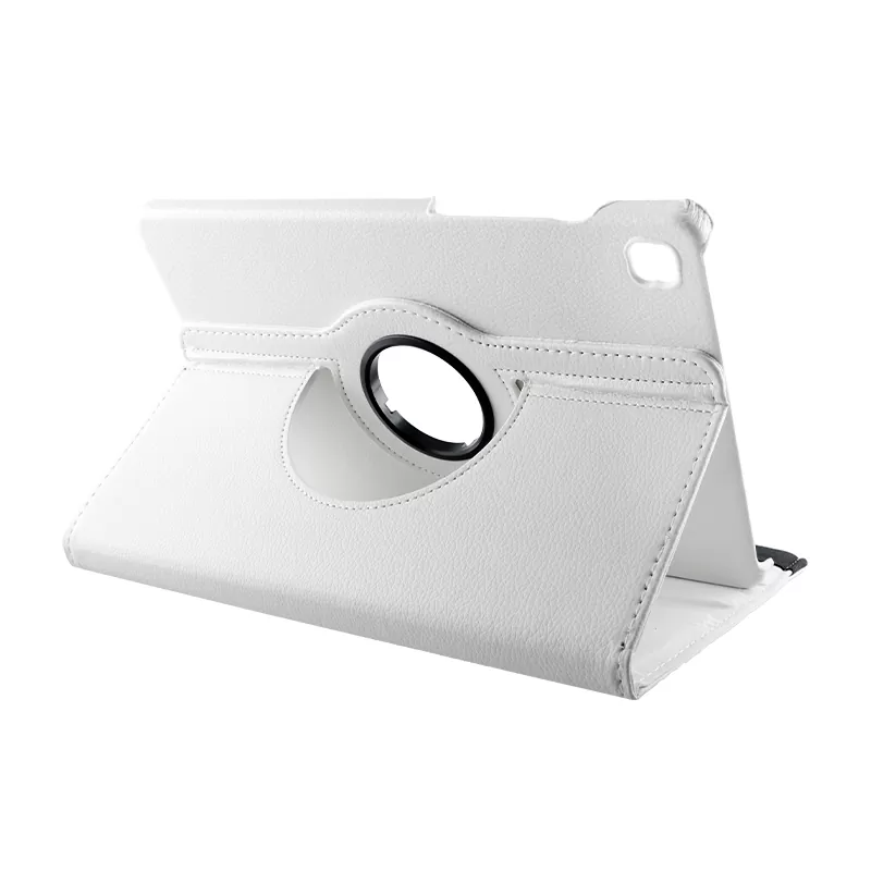 VOLTE- TEL LEATHER BOOK ROTATING STAND ΘΗΚΗ SAMSUNG P610/P613/P615/P619 TAB S6 LITE 10.4in WHITE - Image 3