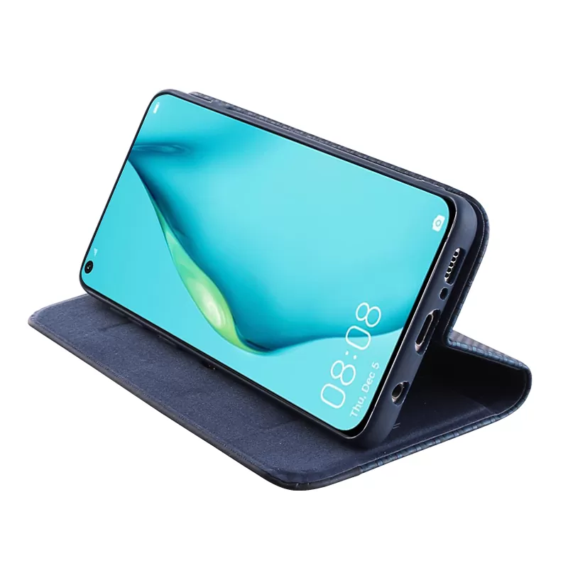 IDOL 1991 ELITE ΘΗΚΗ HUAWEI P40 LITE 6.4in  ANTI-RFID BOOK STAND BLUE - Image 4